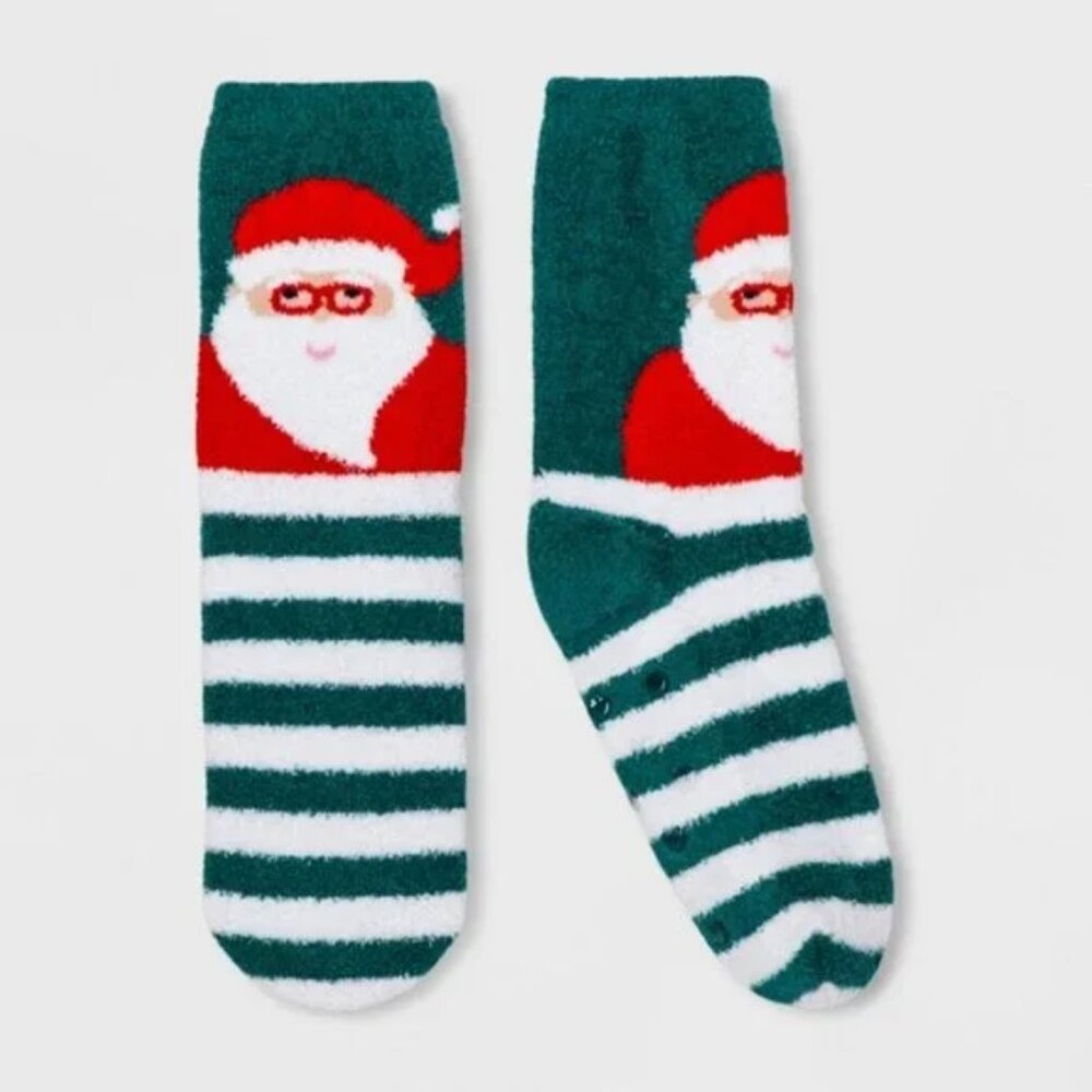 Wondershop super soft "Santa" Slipper Socks